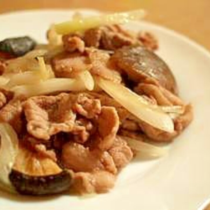 すぐできる 豚 しいたけ 新タマネギの炒め物 レシピ 作り方 By Kkyuco 楽天レシピ